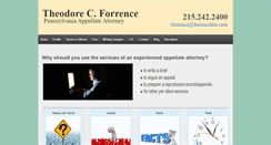 Desktop Screenshot of forrencelaw.com