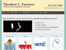 Tablet Screenshot of forrencelaw.com